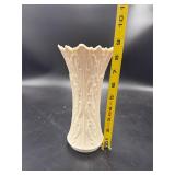 Lenox Ivory Embossed Bud Vase Floral Scrollwork
