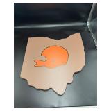 Cleveland Browns Ohio Wood Wall Sign Decor