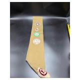Vintage Boy Scout Merit Badge Sash w/ Patches
