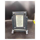 Blue Wood Tabletop Frame