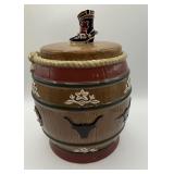 Vintage Sonoma Happy Trails Cookie Jar Cowbo