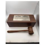 USS Missouri Steel Commemorative Gavel & Box