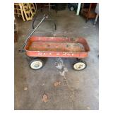 Vintage Rex Jet Steel Pull Wagon