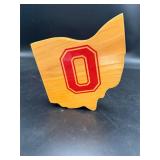 Ohio State Block 'O' Wood Wall Decor