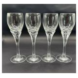 Set of 4 Schott Zwiesel Crystal Cordial Glasses