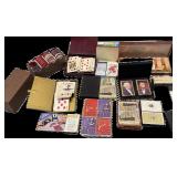 Vintage Playing Cards & Poker Chips Lot
