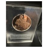 Project HOPE Franklin Mint Bronze Medal Display