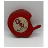 Ohio State Buckeyes Wooden Helmet Decor