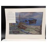 Lionel Barrymore Rocky Point Foil Etch Print