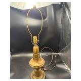 Vintage Brass Tone Table Lamp Base Works