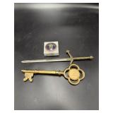 Vintage Letter Opener Desk Collectibles 3 Pc Lot