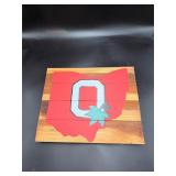 Buckeye Pride Cedar Wall Plaque