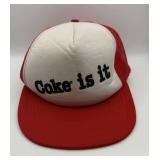Vintage 80s Coke Is It Trucker Hat