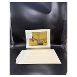 Lionel Barrymore Quiet Waters Gold-Etch Print