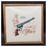 Vintage Colt Peacemaker Ceramic Tile