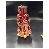 Vintage Hand Carved Christmas Candle