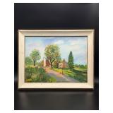 James R. Burchfield Sr. Farmhouse Landscape