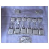 Apple DVI to VGA Adapters Lot of 8