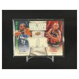 2009-10 UD Dual Game Materials Dennis Rodman