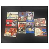 MLB Card lot of 9, Game used, bat, Jeff Bagwell