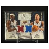 2009-10 UD Dual Game Materials Dirk Nowitzki