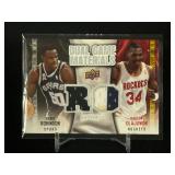 2009-10 UD Dual Game Materials Hakeem Olajuwon