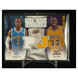 2009-10 UD Dual Game Materials Magic Johnson