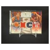 2009-10 UD Dual Game Materials Vince Carter
