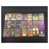 Baskeball card lot of 21 Rookie, HOF, Inserts