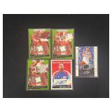Basketball card Lot, Game used, Auto