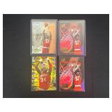 Hakeem Olajuwon 4 Card Lot Rockets