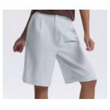 Women's Mid-Rise Wide Leg Shorts