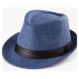 STRAW FEDORA HATS FOR MEN
