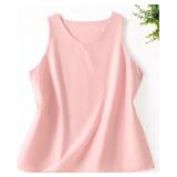 WOMENS SUMMER AND COMFORTABLE V-NECK SLEEVELESS...