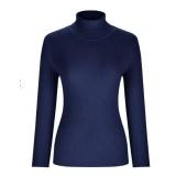 SWEATERS FOR WOMEN SOLID LONG SLEEVE PULLOVE...