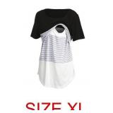 PREGNANT TOPS WOMEN'S FASHION SHORT SLEEVE COTTON