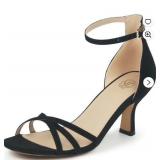 WOMEN'S OPEN TOE KITTEN HEEL