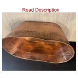 AS-IS GALVANIZED OVAL ICE BUCKET STORAGE