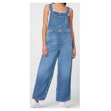 New CASUAL WIDE LEG DENIM OVERALLS LOOSE FIT...