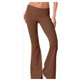 FOLD OVER YOGA PANTS FOR WOMEN