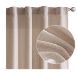 TAUPE CURTAINS FOR LIVING ROOM 96 INCHES LINEN