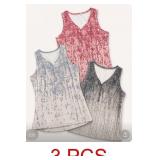 SOLID ROUND-NECK LOOSE SLEEVELESS T-SHIRT