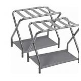 LUGGAGE RACK, SET OF 2, FOLDABLE SUITCASE...