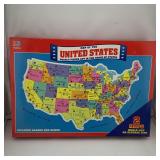 1993 United States Map Puzzle New in Box