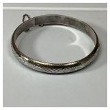 Vintage Sterling Silver Bangle Bracelet