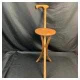 Vintage Kan-O-Seat Walking Stick & Folding Seat