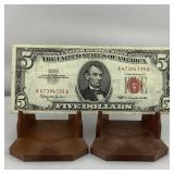 1963 Series Red Seal $5 Bill