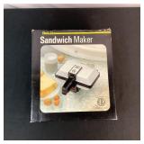 NIB Deluxe Sandwich Maker