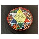 Vintage Checkers/Chinese Checkers Game & Pieces