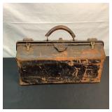 Antique Leather Doctor's Bag with Contents